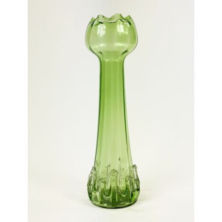 Green Art Nouveau Vase